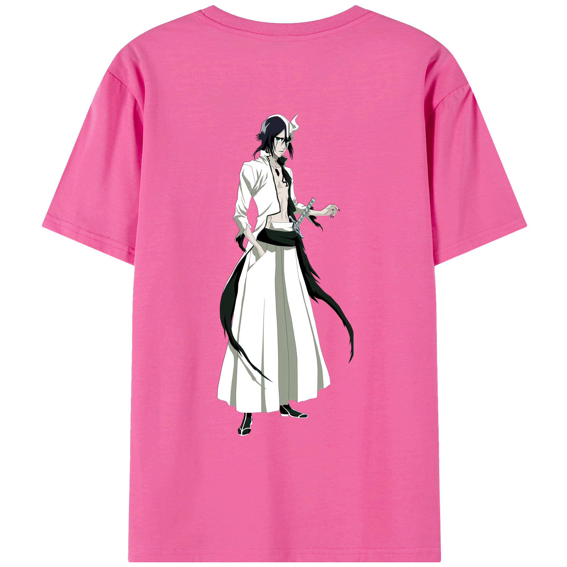 （画像用） ブリーチ ウルキオラ·シファー BLEACH Ulquiorra cifer レディース半袖Tシャツ(バックプリント)